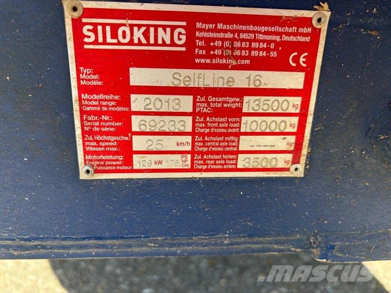 Siloking SelfLine 16 Mešalne hranilnice