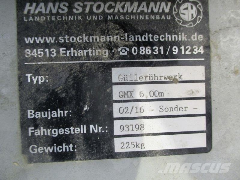 Stockmann GMX 6,00 M # 458 Bombas y mezcladoras