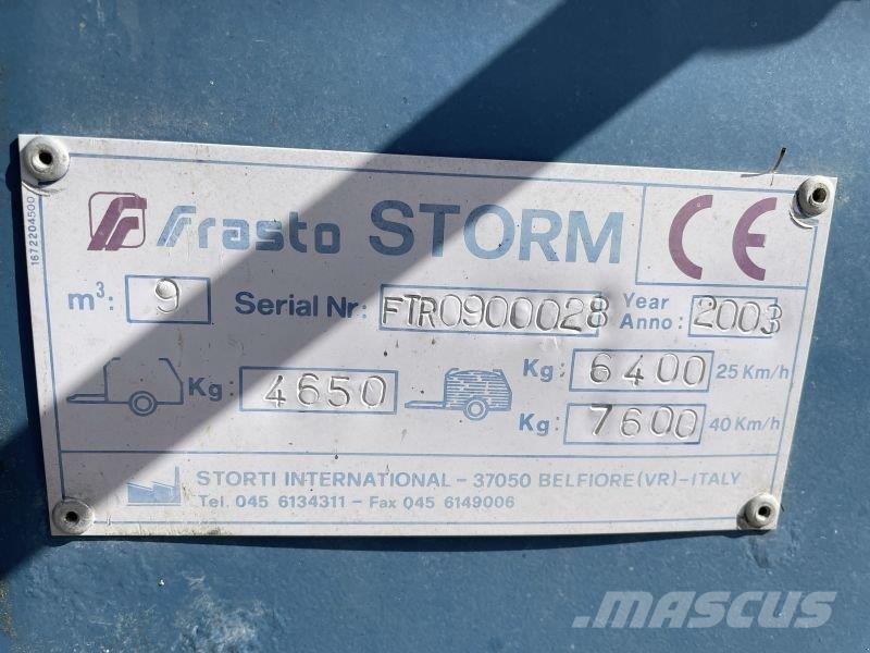 Storti FRASTO STORM 90 Rehuvaunut
