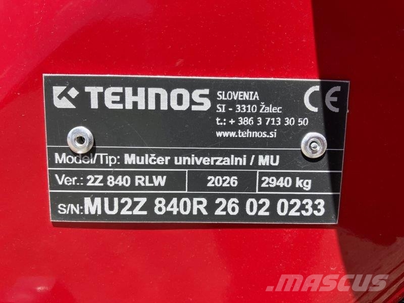Tehnos MU2Z 840 LW TEHNOS KLAPPBARER حصادات الأعلاف