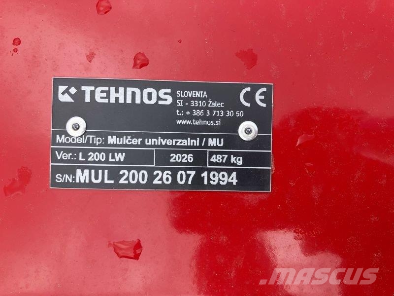 Tehnos MUL 200 LW GETR.REVERS. Colhedoras de forragem