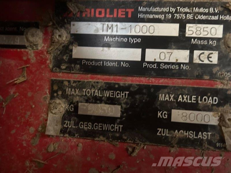 Trioliet Triomix 1-1000 Futtermischwagen