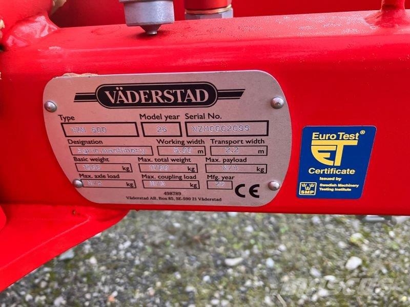 Väderstad NZM 600 MOUNTED Tandeggen