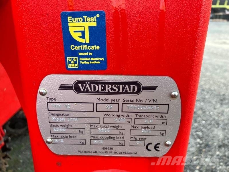 Väderstad TEMPO TPV 12 WSX + FH 2200 Інші сівалки