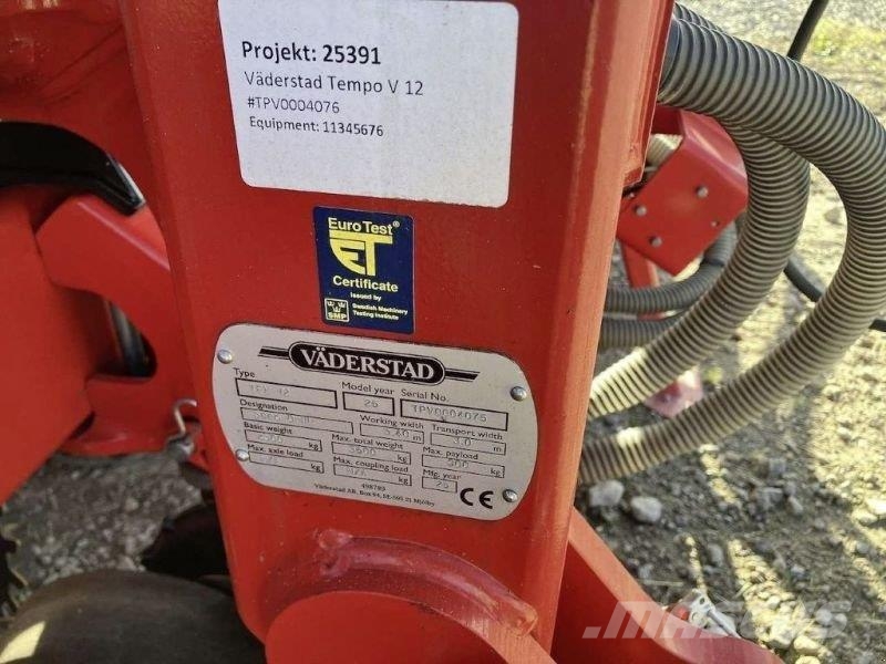 Väderstad TEMPO V12 WSX Other sowing machines and accessories