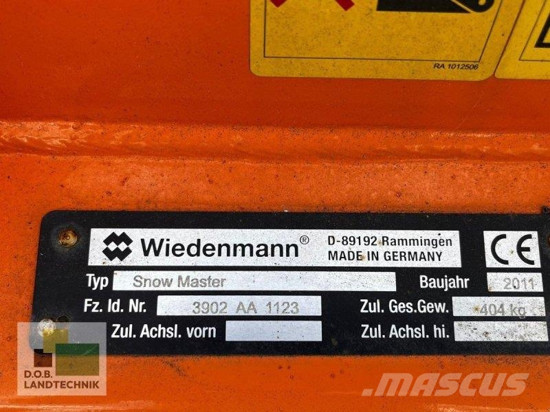 Wiedenmann Snow Master Hojas y cuñas quitanieves