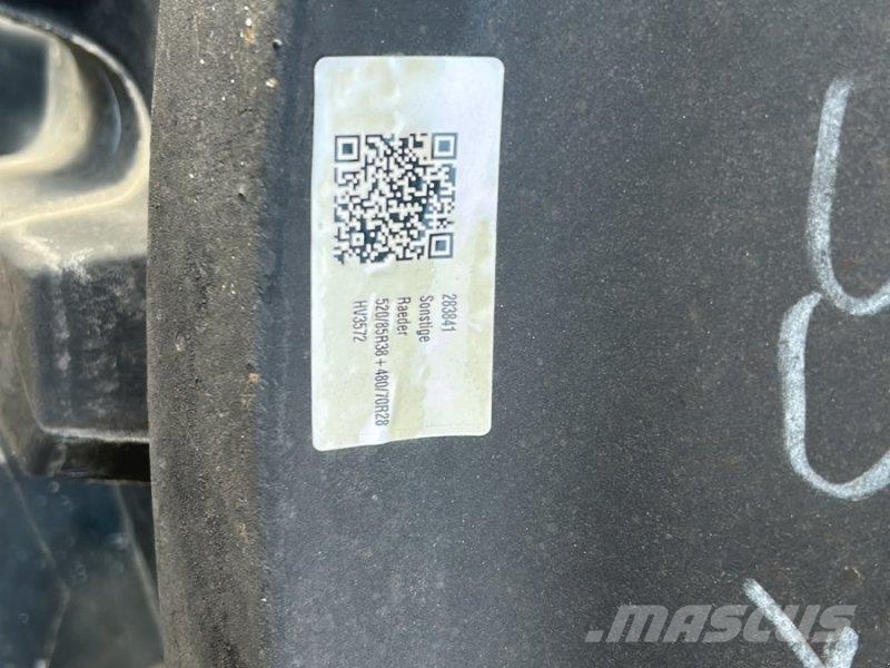Zubehör 520/85R38+480/70R28 Gume, točkovi i felne
