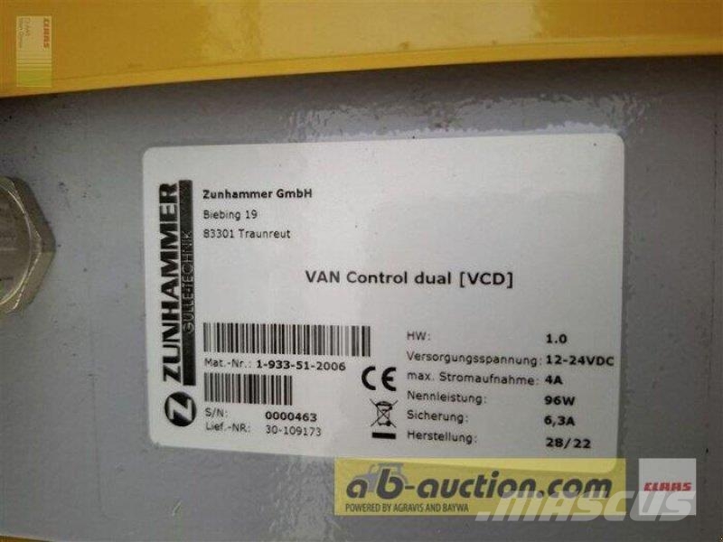 Zunhammer VAN CONTROL 2.0 ZUNHAMMER Otras máquinas y accesorios para fertilización