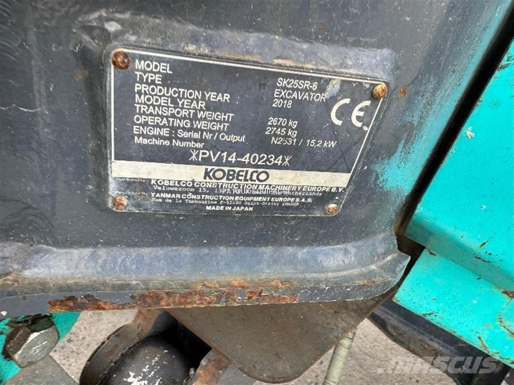 Kobelco SK 25 SR-6E Селскостопанство - Други