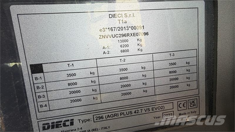 Dieci Agri Plus 42.7 VS EVO2 KUN 150 TIMER! Telescopic handlers