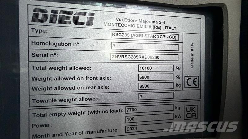 Dieci Agri Star 37.7 EVO2 KUN 110 TIMER! Telescopic handlers