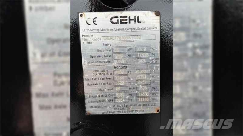 Gehl ALT750 KUN 690 TIMER! MED SKOVL OG GAFLER! Radlader