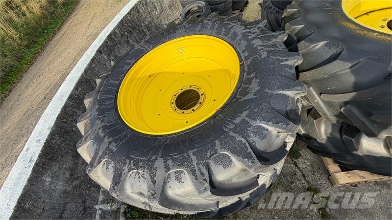 John Deere 6250R 710/70R42 KOMPLETTE HJUL MED NYE DÆK! 타이어, 휠 및 림