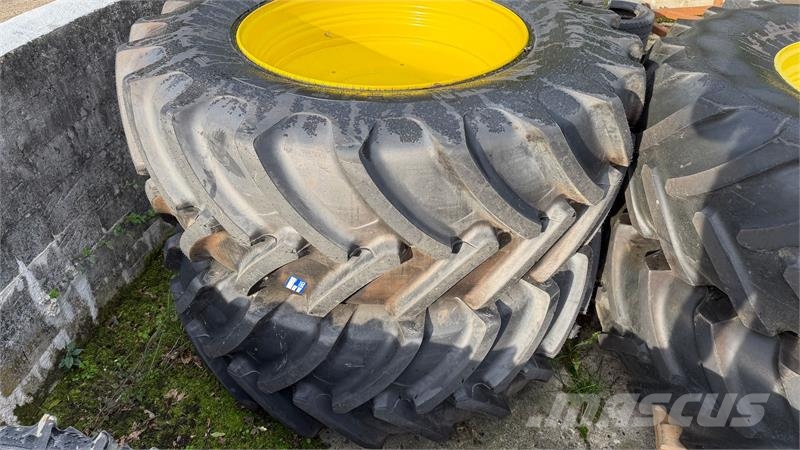 John Deere 6250R 710/70R42 KOMPLETTE HJUL MED NYE DÆK! 타이어, 휠 및 림