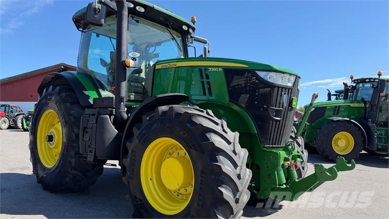 John Deere 7280R KUN 4200 TIMER OG FRONT PTO! الجرارات