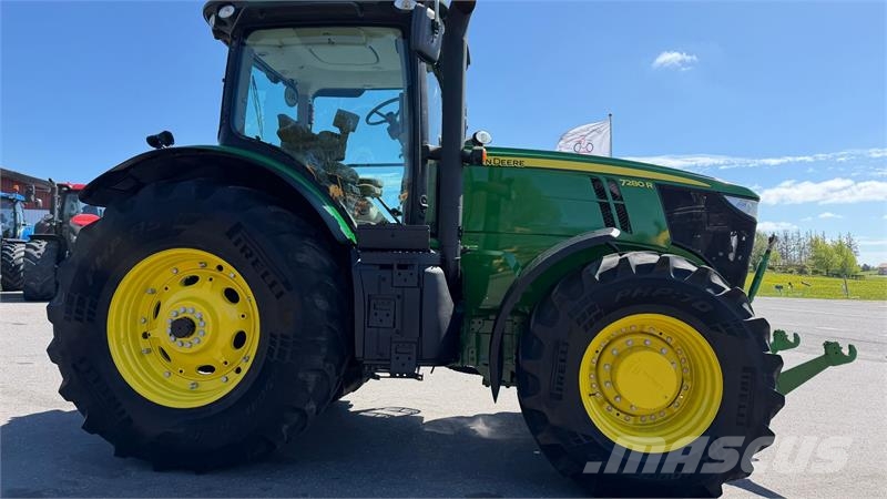 John Deere 7280R KUN 4200 TIMER OG FRONT PTO! الجرارات