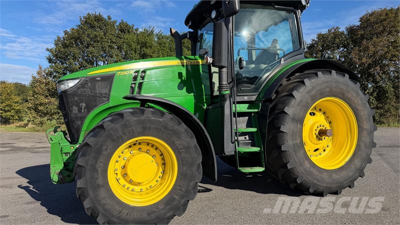 John Deere 7280R MED FRONT PTO OG FULD SERVICEBOG! Traktoren