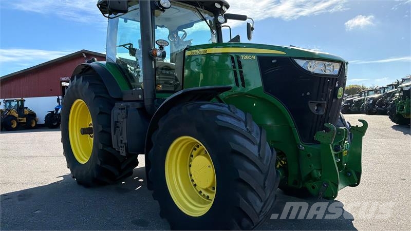 John Deere 7280R MED FRONT PTO OG FULD SERVICEBOG! Traktoren