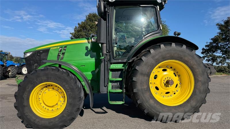 John Deere 7280R MED FRONT PTO OG FULD SERVICEBOG! Traktoren