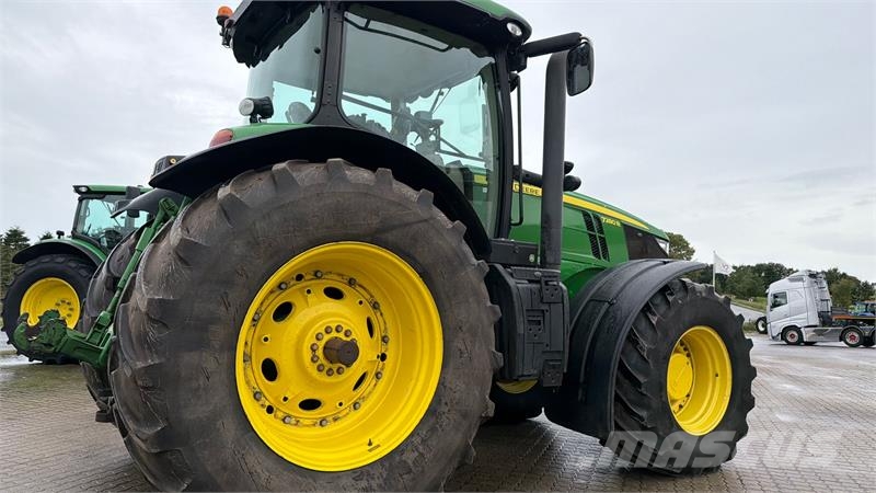 John Deere 7280R MED FRONT PTO OG FULD SERVICEBOG! Tracteur
