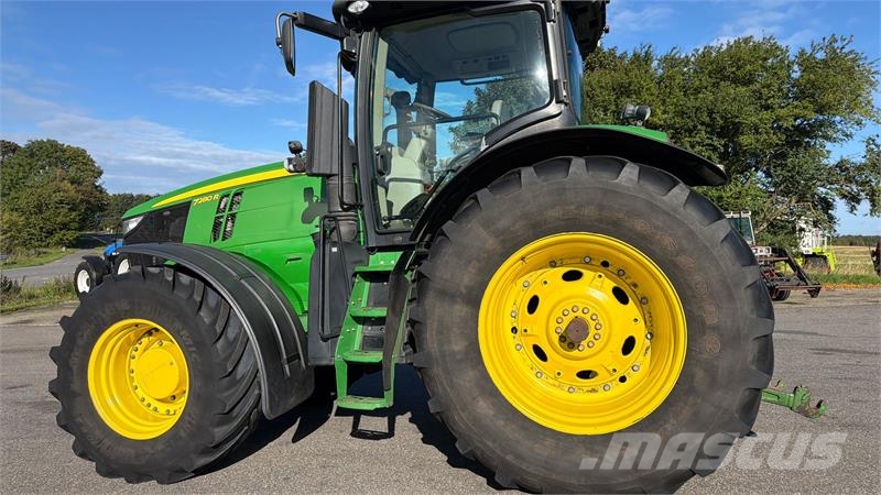 John Deere 7280R MED FRONT PTO OG FULD SERVICEBOG! Traktoren