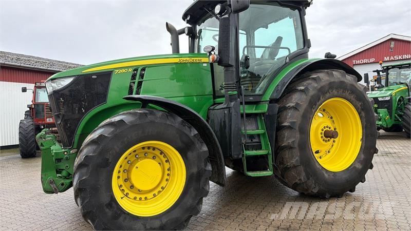 John Deere 7280R MED FRONT PTO OG FULD SERVICEBOG! Tracteur