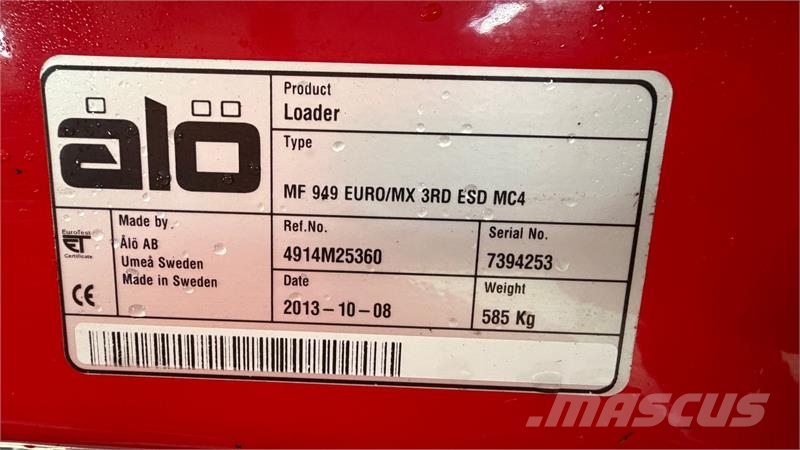 Massey Ferguson 949 KOMPLET TIL MF 5610 Cargadoras y excavadoras frontales