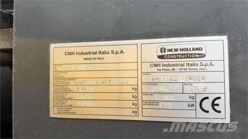 New Holland W190D LONG REACH MED KUN 5600 TIMER! Pale gommate