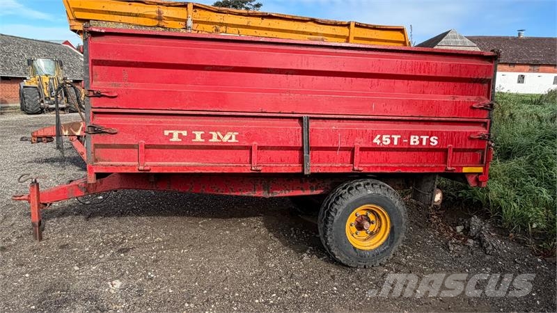 Tim 4,5T - BTS MED JERNSIDER! Kippanhänger