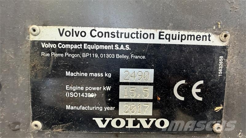 Volvo ECR25D MED ENGCON ROTOTILT OG 3 SKOVLE! Mini rýpadlá < 7t