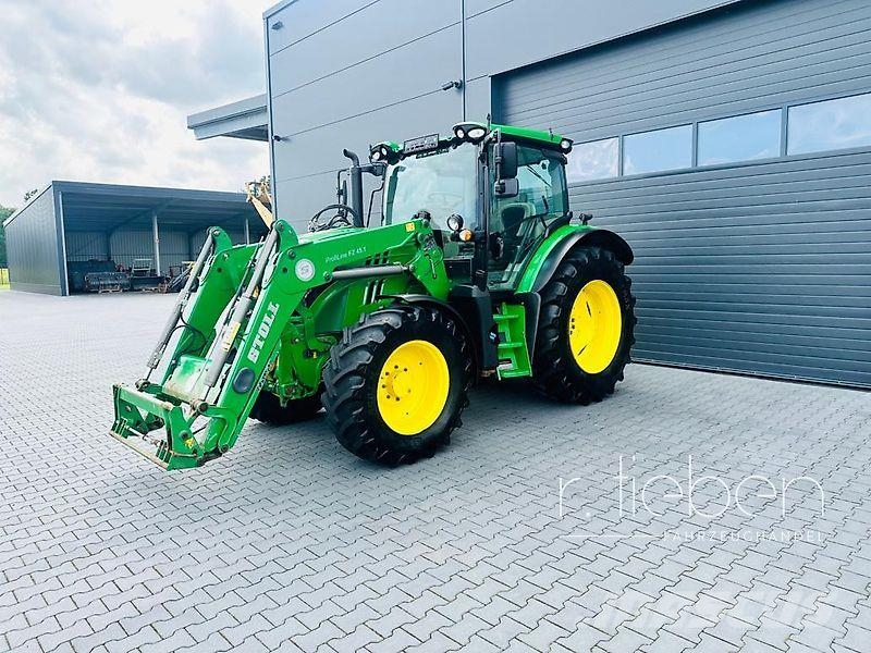John Deere 6120R AP AutoPowr ( 6110R / 6130R ) mit FH, FZW &  Traktorid