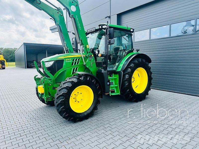 John Deere 6120R AP AutoPowr ( 6110R / 6130R ) mit FH, FZW &  Traktorid