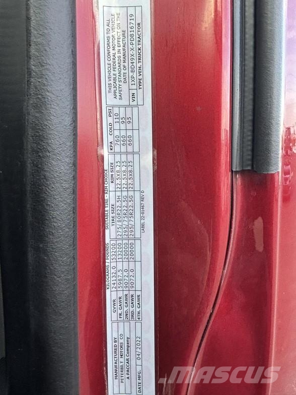 Peterbilt 579 وحدات الجر