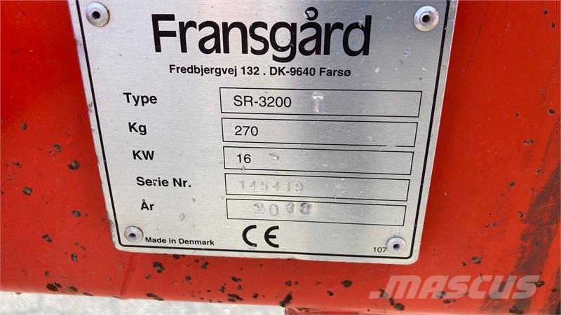Fransgård SR 3200T River og høvendere
