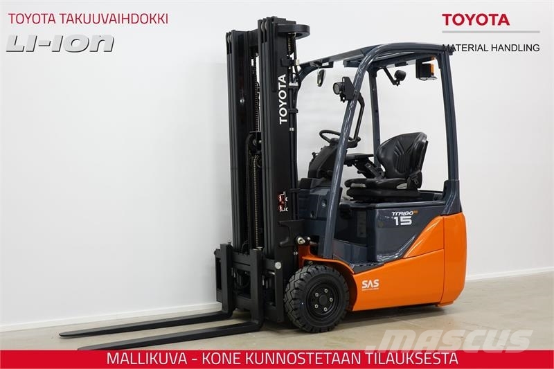 Toyota 8FBE15T Electric forklifts
