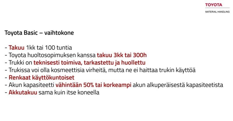 Toyota LPE200 Χειροκίνητο περονοφόρο ανυψωτικό με πλατφόρμα