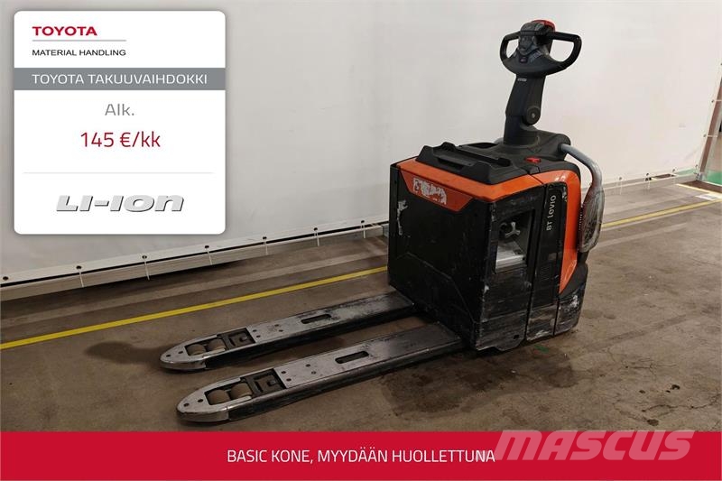 Toyota LPE200 رافعة منخفضة المستوى ذات منصة