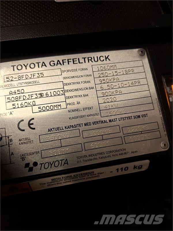 Toyota 52-8FDJF35 Diesel Trucker