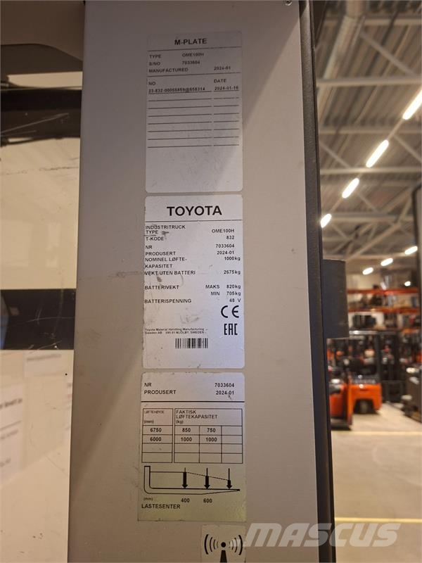 Toyota OME100H معدات الرفع عالي المستوى