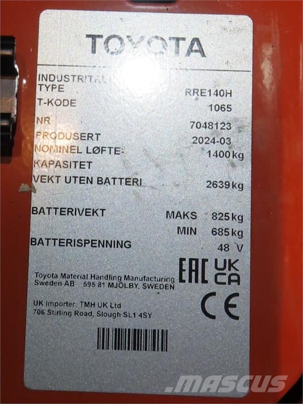 Toyota RRE140H Lielaugstuma pārvadātājs