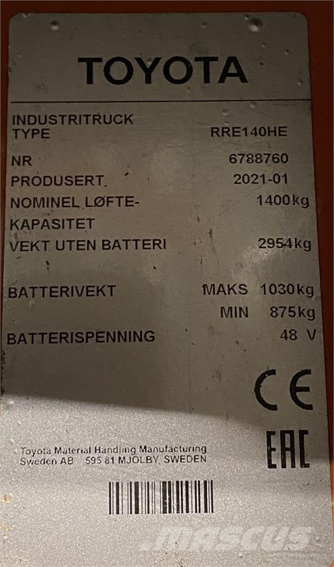 Toyota RRE140HE Lielaugstuma pārvadātājs