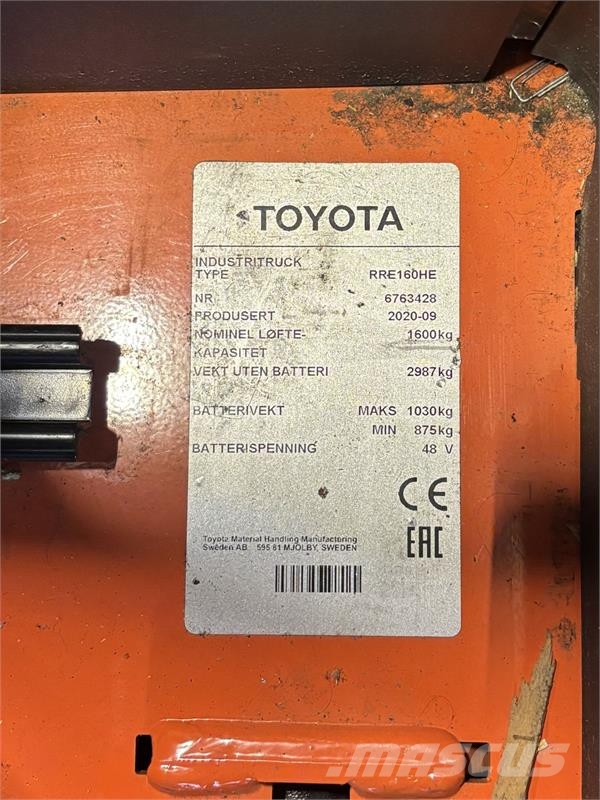 Toyota RRE160HE Empilhadeira retrátil