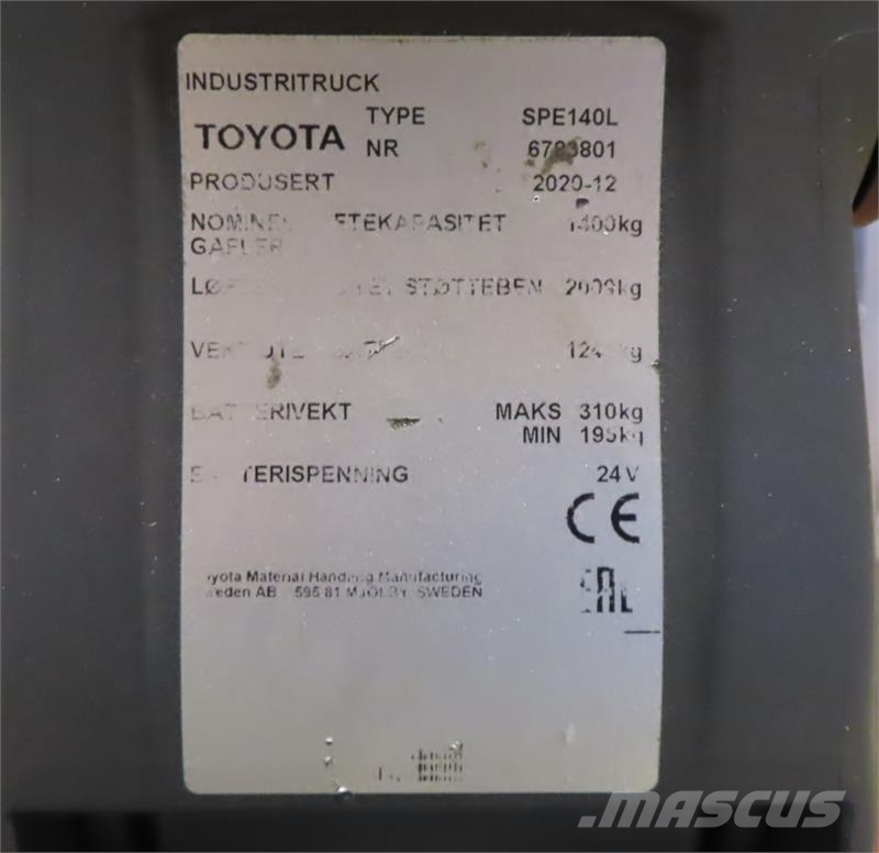 Toyota SPE140L Ledetrucker