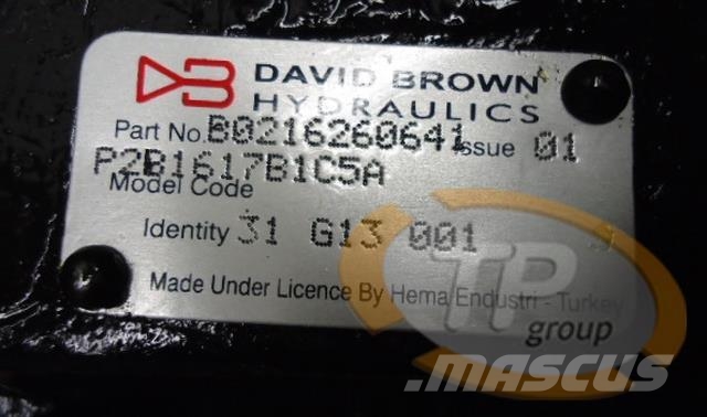 David Brown 35867940 Zahnradpumpe مكونات أخرى