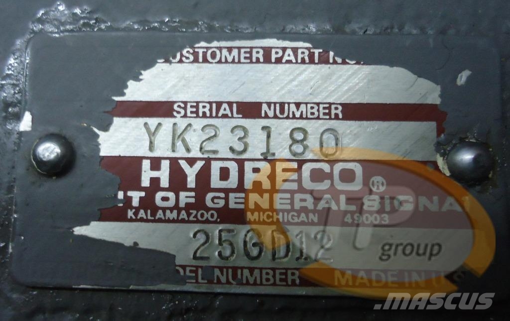 Hydreco 1127241C91 Hydreco 25GD12 Altri componenti