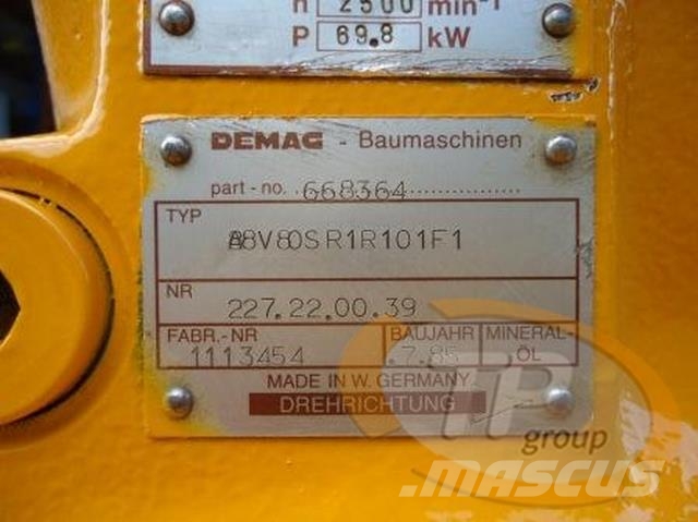 Rexroth A8V80SR1R101F1 668364 Overige componenten