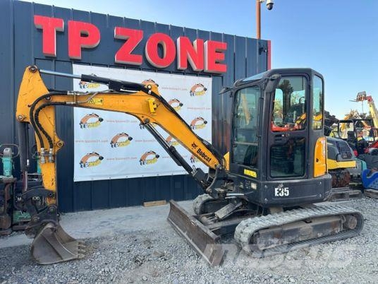 Bobcat E35 Cabine à 23500 € HT Mini ekskavatörler, 7 tona dek
