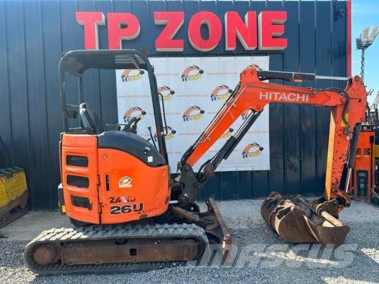 Hitachi ZX26U-5A CR à 19 900 € HT Miniexcavadoras