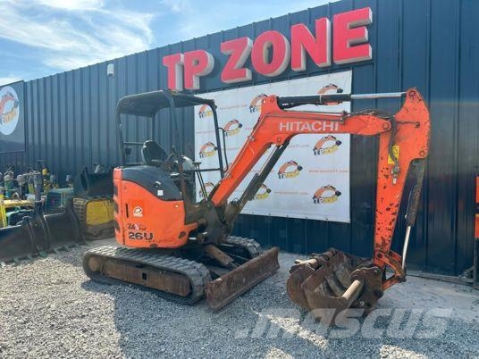 Hitachi ZX26U-5A CR à 19 900 € HT Miniexcavadoras