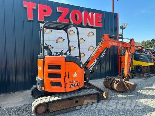 日立建机ZX26U-5A CR à 19 900 € HT, 2019, 法国- 小型挖掘机- Mascus 美国